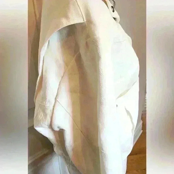 BlankNyc Jacket Large WhyCotton Short Relaxed Fit Women Zip Up - Picture 5 of 8